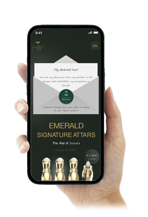 A phone tapping a StarBox NFC touchpoint