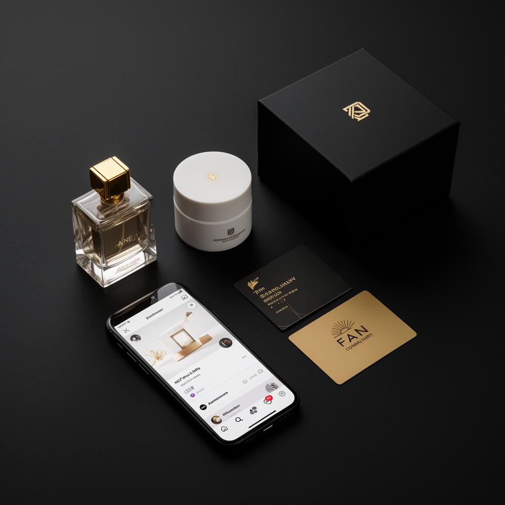A prestige fragrance, gift box and connected mobile experience